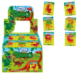 Caramelle Gommose - Dino Jelly - Vidal - 11 x 66 g