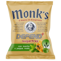 Caramelle Monk's - Defend+ al Gusto Con Menta e Pappa Reale -...