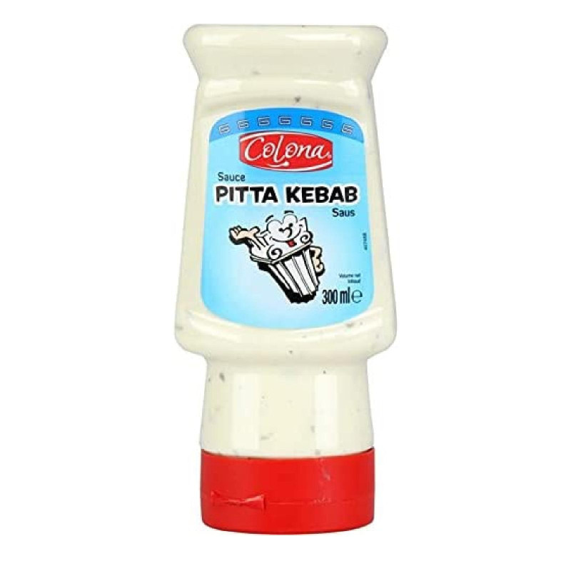 Salsa Kebab - Colona - Pitta Kebab - Bottiglia Topdown da 300 ml