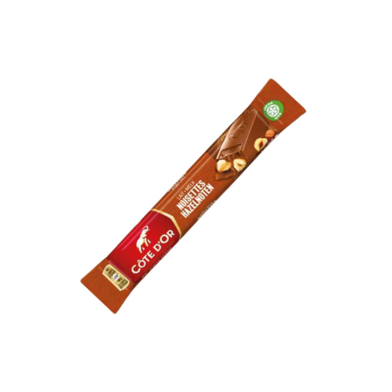 Barrette Cioccolato Latte Nocciole - Cote D'Or - Bouchee - Bastone Latte 32 pz da 45 gr