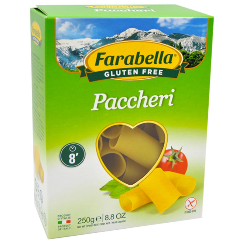 Pasta Farabella Gli Speciali Senza Glutine Paccheri Pacco da 250 g