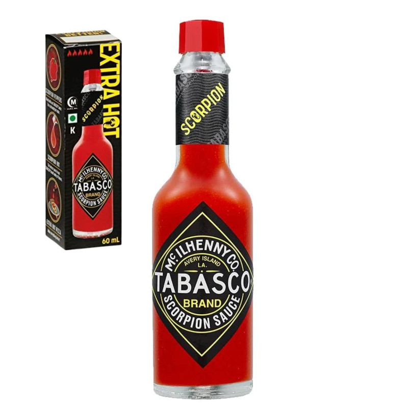 Salsa Piccante - Tabasco Scorpion - Sauce - Extra Extra Hot - 60 ml