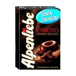 Caramelle Alpenliebe - Espresso Senza Zucchero - 20 Astucci da 49 gr