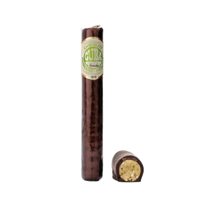 Sigaro al Cacao - Venchi - al Pistacchio - Ricoperto Cioccolato - 100 g