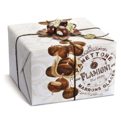 Panettone Flamigni - Panettone al Marron Glaces - 1 Kg