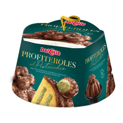 Profiteroles - Dal Colle - Cioccolato e Bignè al Pistacchio - 750 g