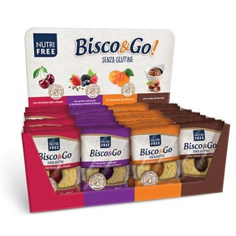 Biscotti NutriFree - Bisco&Go - Assortiti - 32 Pezzi da 40 g