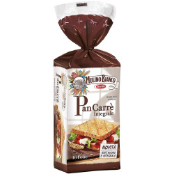 Pan Carre' Integrale - 16 Fette - Mulino Bianco - 315 Gr