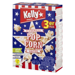 Pop Corn Kelly Per Microonde - Pop Corn - Salati - 3 x 90 g (270 g)