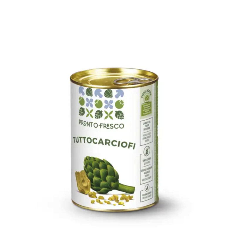 TuttoCarciofi - Greci - Crema di Carciofi - Pronto Fresco - Latta da 400 g