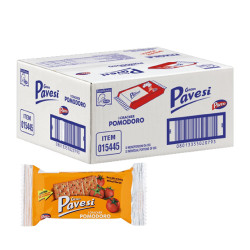 Crackers Gran Pavesi - Gusto Pomodoro - 32 Monoporzioni da 35 g