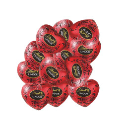 Cioccalatini Cuori Lindor - Cioccolato Fondente 70% - Lindt -...