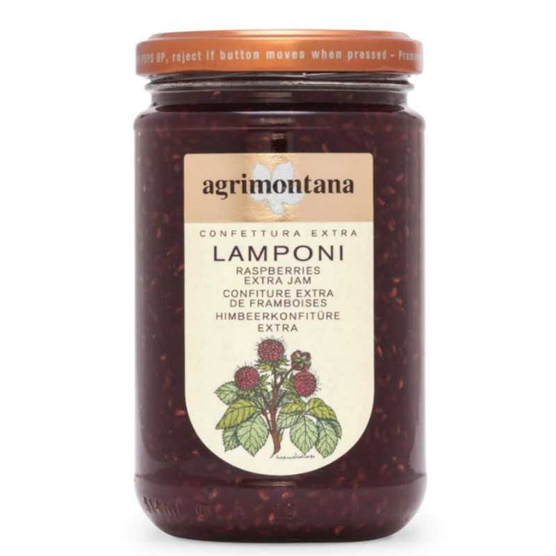 Vaso Confettura Extra - Agrimontana - Lamponi - 350 g