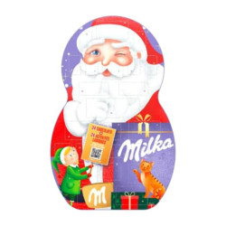 Calendario Avvento - Milka - Santa Claus - Natale - Confezione da...