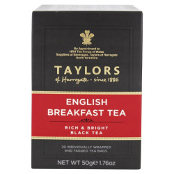 Te' Taylors Uk - English Breakfast Tea - Black Tea - 20 Filtri