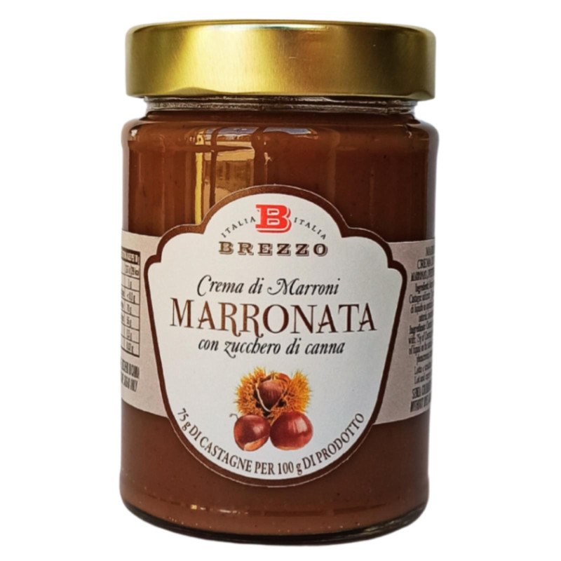 Confettura Brezzo - Crema di Marroni "Marronata" - Vasetto da 350 g