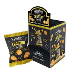 Snack Crostini - Landolfi - Crostini Classici - Expo da 25 x 30 g