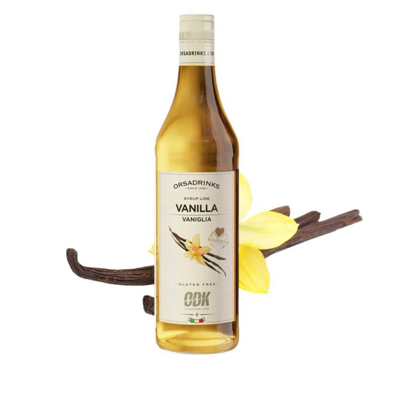 Sciroppo Odk - Gusto Vanilla - Vaniglia - Bottiglia Vetro - 750 ml