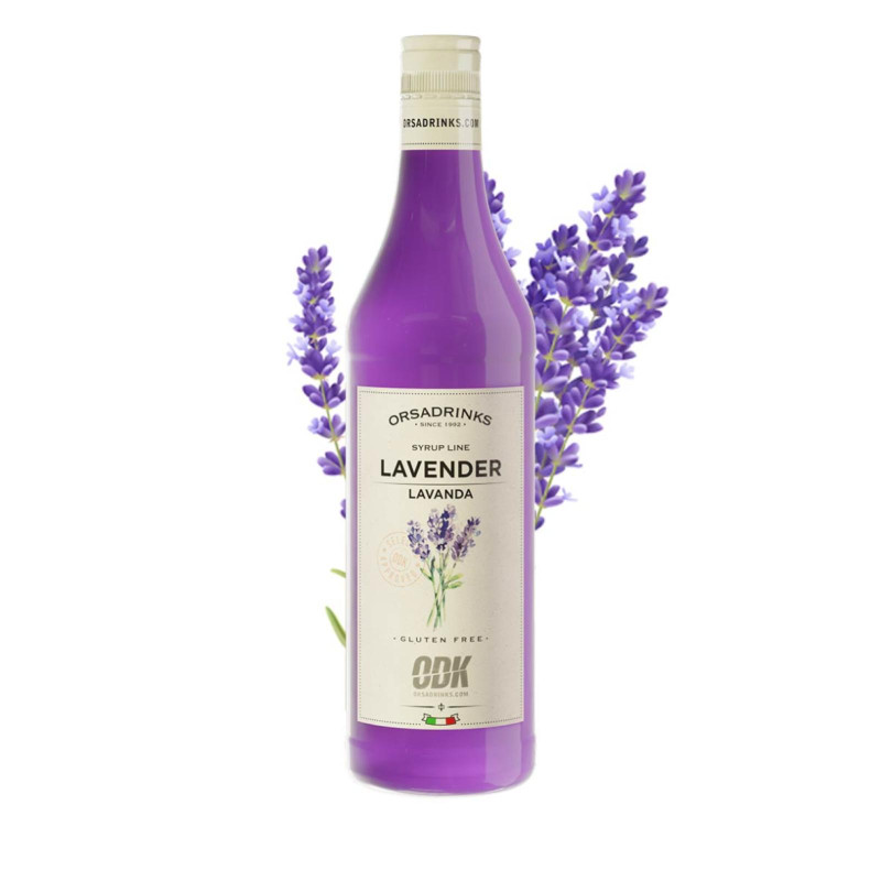 Sciroppo Odk - Gusto Lavander - Lavanda - Bottoglia Vetro - 750 ml