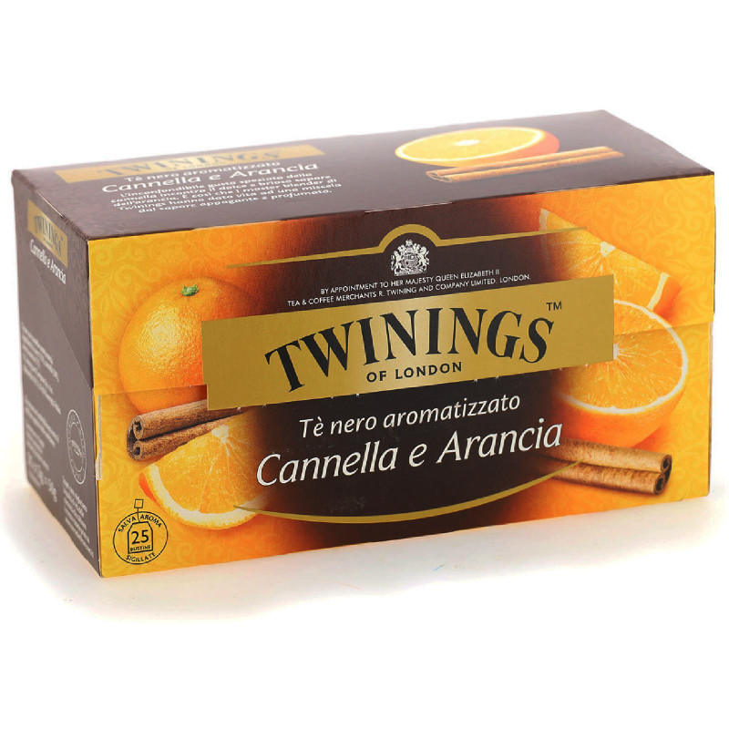 Te' Twinings - Aromatizzati - Cannella e Arancia - 25 Filtri