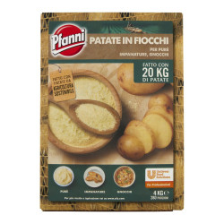 Patate in Fiocchi - Pfanni - Per Purè, Impanature Gnocchi - 4 Kg