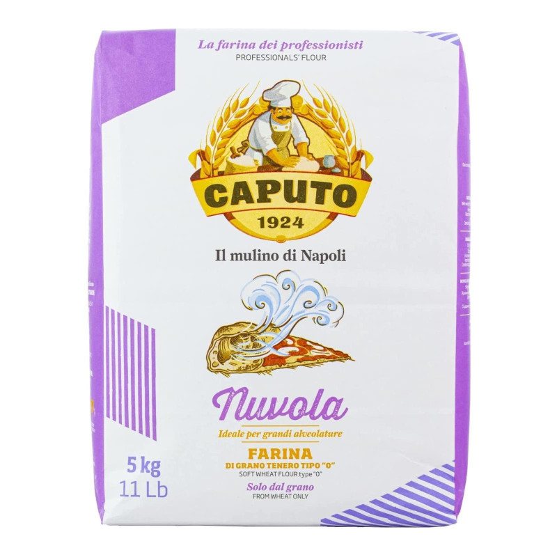 Farina Caputo di Grano Tenero - Nuvola - 5 KG - Tipo "0"