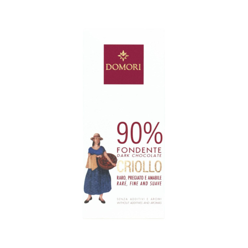 Tavoletta Cioccolato Domori - Blend Criollo 90% - 50 g