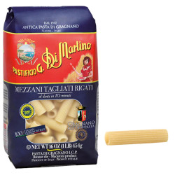 Pasta Di Martino - Pasta Corta - Mezzani Tagliati Rigati N° 133 -...