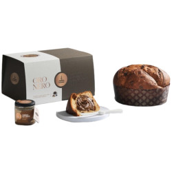 Panettone Oro Nero - Fiasconaro - Panettone con Gocce Cioccolato e...