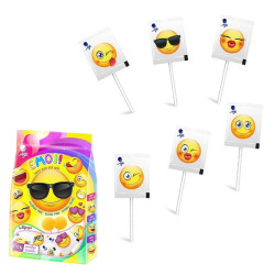 Lecca Lecca - Argo - Lolli - Emoji Tutti Frutti - 160 g