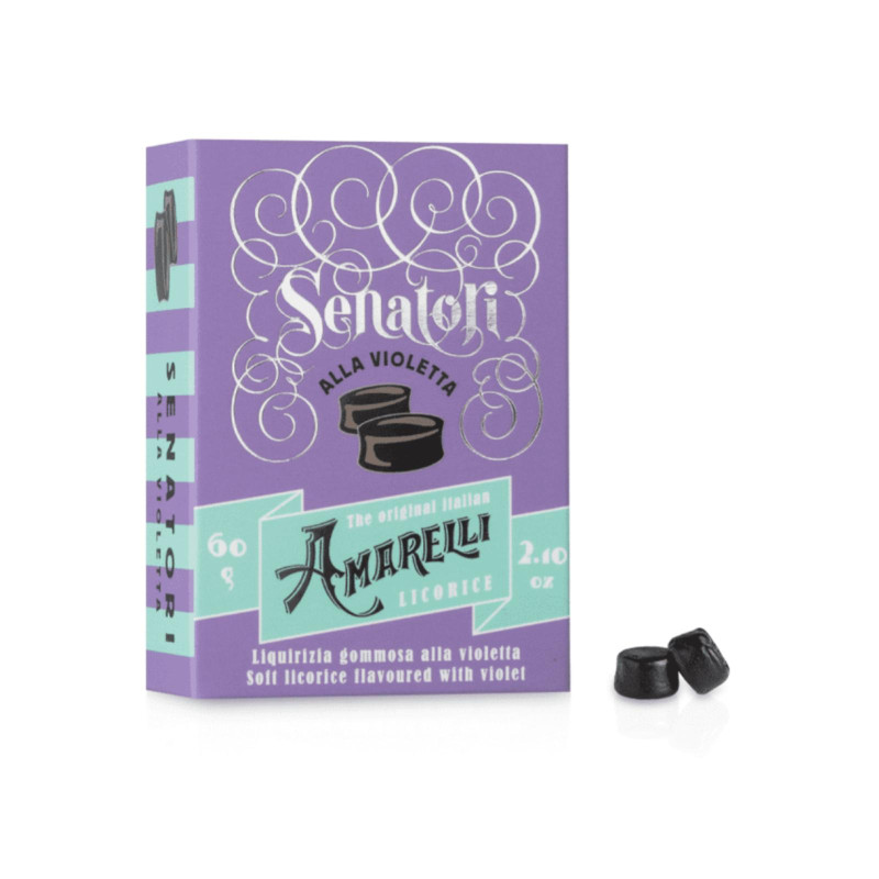 Liquirizia - Amarelli - Senatori alla violetta - 60 g