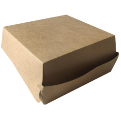 Burger Box Kraft - Colore Avana - Contenitore Hamburger - 16 x 16 x...