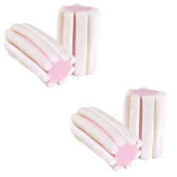 Marshmallow Bulgari - Estruso Striato - Bianco Rosa - 1 Kg