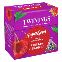 Te' Twinings - SuperGood - Ciliegia e Fragola - 20 Filtri