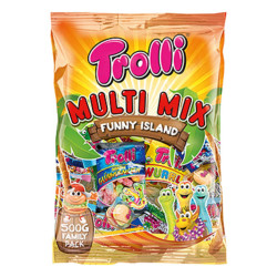 Caramelle Gommose - Trolli - Multi Mix - Funny Island - Busta da...