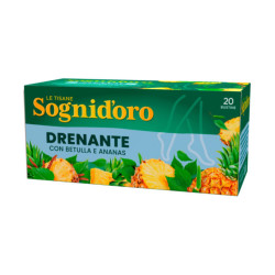 Tisana - Sognid'oro - Drenante - Con Betulla e Tè di Giava - 20 Filtri