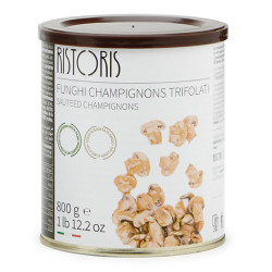 Funghi Champignons Trifolati - Ristoris - Latta da 800 g