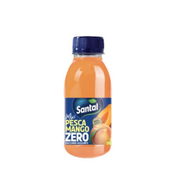 Succo di Frutta - Santal - Pesca Mango Mix Zero - 6 Bottiglie Pet da 250 ml