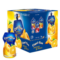 Succo di Frutta - Capri-Sun - Arancia e Pesca - 15 x 330 ml