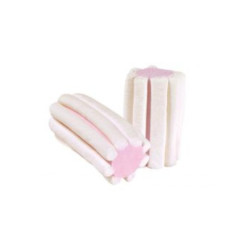 Marshmallow Molly Mallow - Estruso Striato - Bianco Rosa - 1 Kg