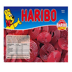 Caramelle Gommose - Haribo - Rotelle Rosse - Gusto Frutta - Busta...