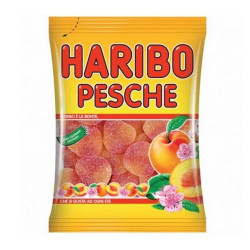 Caramelle Gommose - Haribo - Pesche - Morbide e Zuccherate - Busta...