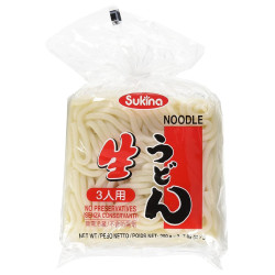 Fresh Udon Noodles - Tagliatelle - Sukina - 3 x 200 g (600g)