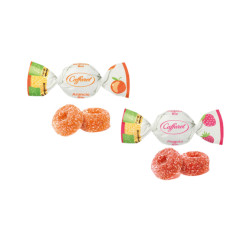  Mini Caramelle Dure Caffarel - Bio - Arancia e Fragola - 1 kg