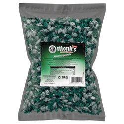 Caramelle Balsamiche - MINI Monk's - Menta Liquirizia - 1 Kg