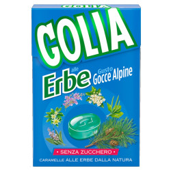 Caramelle Golia - Erbe Gocce Alpine - 20 Astucci da 49 gr