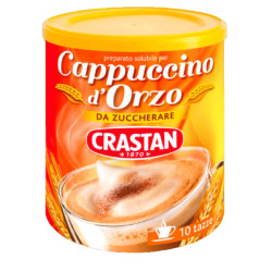 Cappuccino d'Orzo da Zuccherare - Solubile - Crastan - Barattolo da...