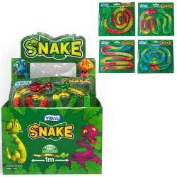 Caramelle Gommose - Snake - Serpente 1 Metro - Vidal - 66 x 11 g