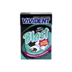 Gomme Da Masticare Ripiene - Vivident Blast Liquorice - 20 x 30 gr