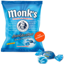 Caramelle Balsamiche Monk's Light - Dual Action - Senza Zucchero 1 kg